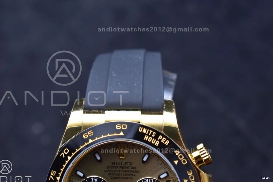 Steel Strap flex on Best Daytona DD4130 1:1 904L VSF Dial 116518 Edition YG Oyster 0223